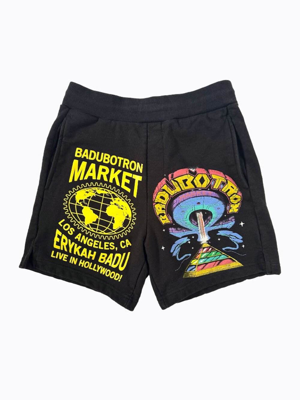 Market Erykah Badu Badubotron Sweatshorts S Black Chinatown Heavy Graphic Shorts